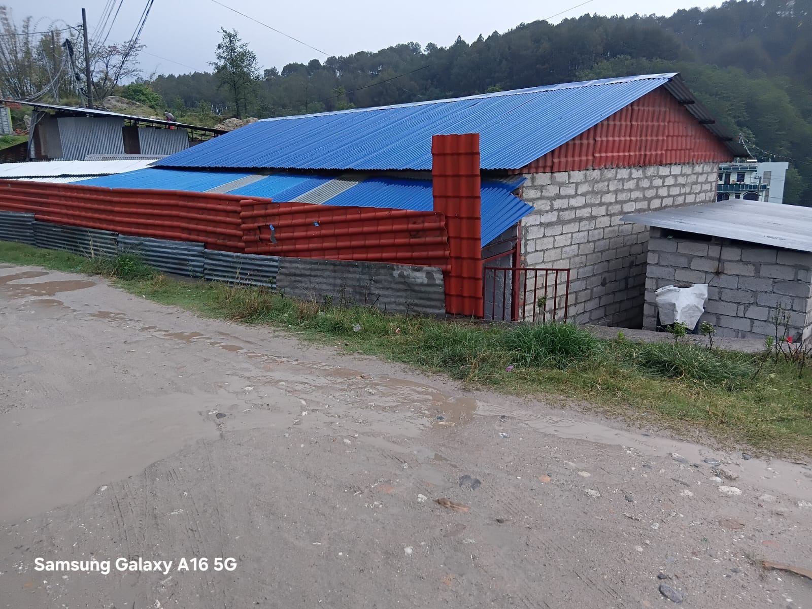 Kathmandu Evangelical Church worship facility on rented land in Gokarneshwar